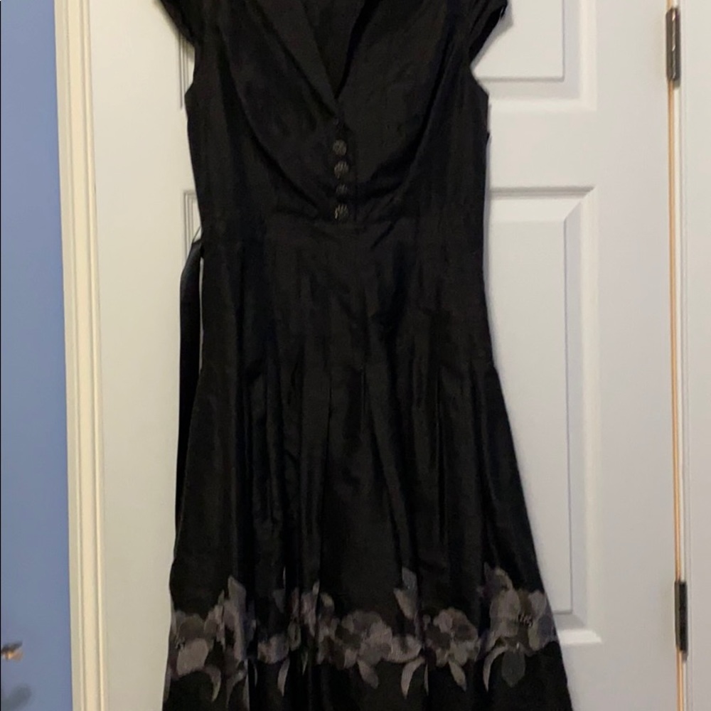 Black Silk Dress
